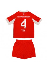 Bayern Munich Jonathan Tah #4 Babytruitje Thuis tenue Kind 2025-26 Korte Mouw (+ Korte broeken)